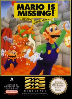 Mario is Missing! (Europe) box cover front